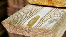 Планкен скошенный из лиственницы 20x110мм
