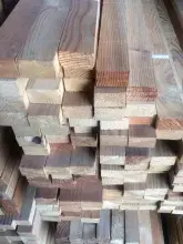 Брусок сухой строганный из лиственницы 45х70