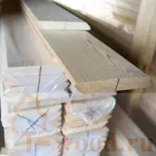 Планкен скошенный из лиственницы 20x120мм